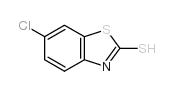 2-巯基-6-氯苯并噻唑结构式