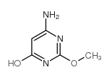 6-氨基-2-甲氧基-4-嘧啶酮结构式