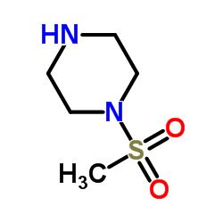 1-(Methylsulfonyl)piperazine Structure