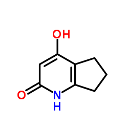 1,5,6,7-四氢-4-羟基-2H-环戊并[b]吡啶-2-酮结构式
