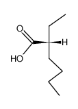 R-(-)-2-ethylhexanoic acid结构式