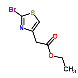 Ethyl (2-bromo-1,3-thiazol-4-yl)acetate structure