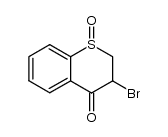3-bromothiochroman-4-one S-oxide Structure