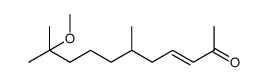 10-methoxy-6,10-dimethylundec-3-en-2-one结构式