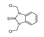 1,3-bis(chloromethyl)benzimidazole-2-thione结构式