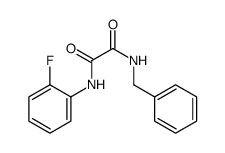 N-benzyl-N'-(2-fluorophenyl)oxamide Structure