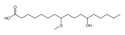 8-methylthio-12-hydroxyheptadecanoic acid结构式