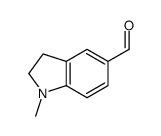 1-甲基吲哚啉-5-甲醛结构式