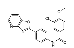 3-chloro-4-ethoxy-N-[4-([1,3]oxazolo[4,5-b]pyridin-2-yl)phenyl]benzamide Structure
