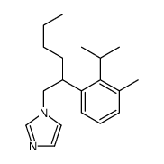 1-[2-(3-methyl-2-propan-2-ylphenyl)hexyl]imidazole Structure