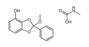 2-methoxy-2-phenyl-1,3-benzodioxol-4-ol,methylcarbamic acid结构式