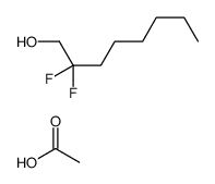 acetic acid,2,2-difluorooctan-1-ol Structure