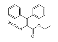 ethyl 2-isothiocyanato-3,3-diphenylprop-2-enoate结构式