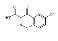 6-bromo-1-methyl-4-oxocinnoline-3-carboxylic acid Structure