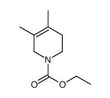 ethyl 4,5-dimethyl-3,6-dihydro-2H-pyridine-1-carboxylate结构式