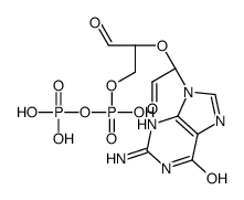 2',3'-dialdehyde guanosine diphosphate Structure