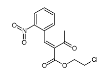 2-chloroethyl 2-[(2-nitrophenyl)methylidene]-3-oxobutanoate Structure