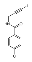 4-chloro-N-(3-iodoprop-2-ynyl)benzamide Structure