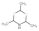 5,6-dihydro-2,4,6-trimethyl-1,3,5-dithiazine Structure