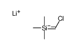 lithium,chloromethyl(trimethyl)silane Structure