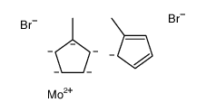 dibromomolybdenum,5-methylcyclopenta-1,3-diene,methylcyclopentane Structure