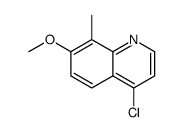 4-chloro-7-methoxy-8-methylquinoline Structure