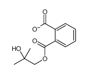 邻苯二甲酸单(2-羟基异丁酯)结构式