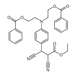 ethyl 3-[4-[bis[2-(benzoyloxy)ethyl]amino]phenyl]-2,3-dicyanopropionate picture