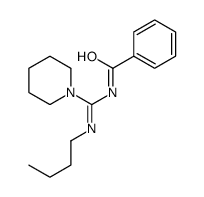 N-(N-butyl-C-piperidin-1-ylcarbonimidoyl)benzamide结构式