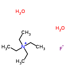 N,N,N-Triethylethanaminiumfluoriddihydrat structure