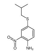 4-(2-methylpropylsulfanyl)-2-nitroaniline结构式