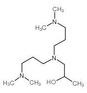 1-[双(3-二甲基氨丙基)氨基]-2-丙醇结构式