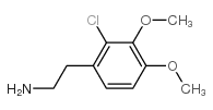 2-氯-3,4-二甲氧基苯乙胺结构式