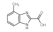 4-甲基-1H-苯并咪唑-2-甲酸结构式