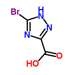 5-溴-1,2,4-三唑-3-甲酸结构式
