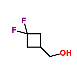 (3,3-二氟环丁基)甲醇结构式