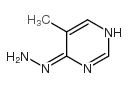 4(1H)-Pyrimidinone, 5-methyl-, hydrazone (9CI) Structure