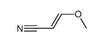trans-3-Methoxyacrylonitrile Structure
