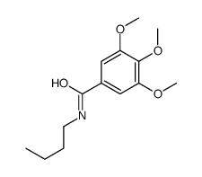 N-butyl-3,4,5-trimethoxybenzamide Structure