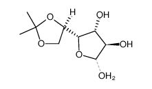 5,6-O-isopropylidene-D-glucofuranose结构式