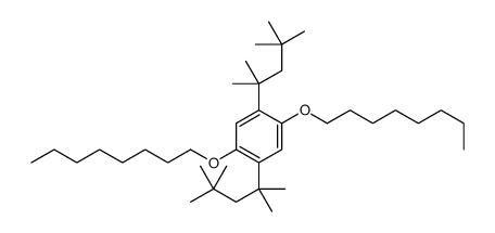 1,4-dioctoxy-2,5-bis(2,4,4-trimethylpentan-2-yl)benzene Structure