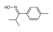 2-methyl-1-p-tolyl-propan-1-one oxime结构式