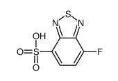 7-fluoro-2,1,3-benzothiadiazole-4-sulfonic acid Structure
