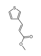 methyl (E)-3-(thiophen-3-yl)acrylate结构式