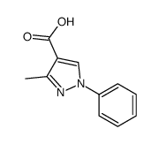 3-甲基-1-苯基-1H-吡唑-4-羧酸结构式