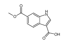 indole-3,6-dicarboxylic acid-6-methyl ester Structure