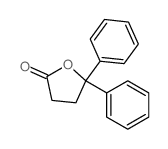 4, 4-Diphenylbutyrolactone结构式