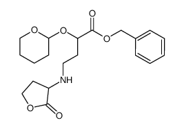 benzyl 4-((2-oxotetrahydrofuran-3-yl)amino)-2-((tetrahydro-2H-pyran-2-yl)oxy)butanoate结构式