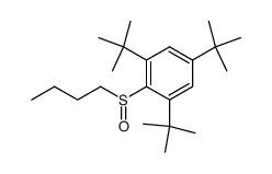 n-Butyl 2,4,6-tri-tert-butylphenyl sulfoxide Structure