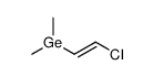 2-chloroethenyl(dimethyl)germane Structure